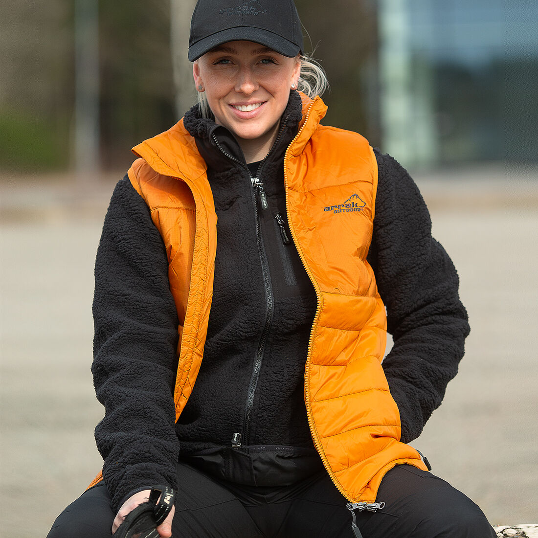 Warmy Väst Dam Guld