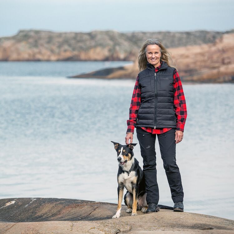 Warmy Väst Dam Svart