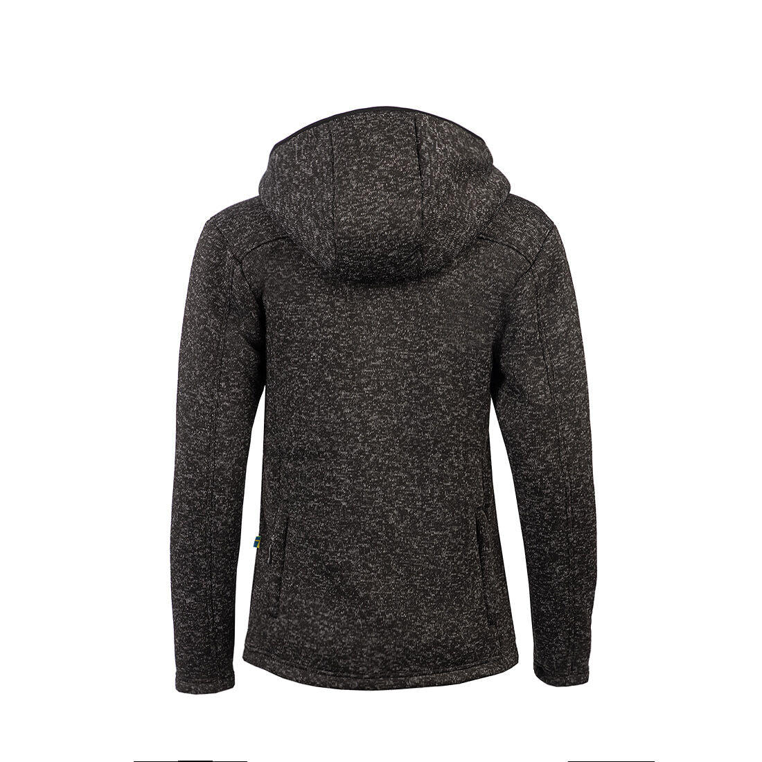 Pilefleece Hood Svart Dam