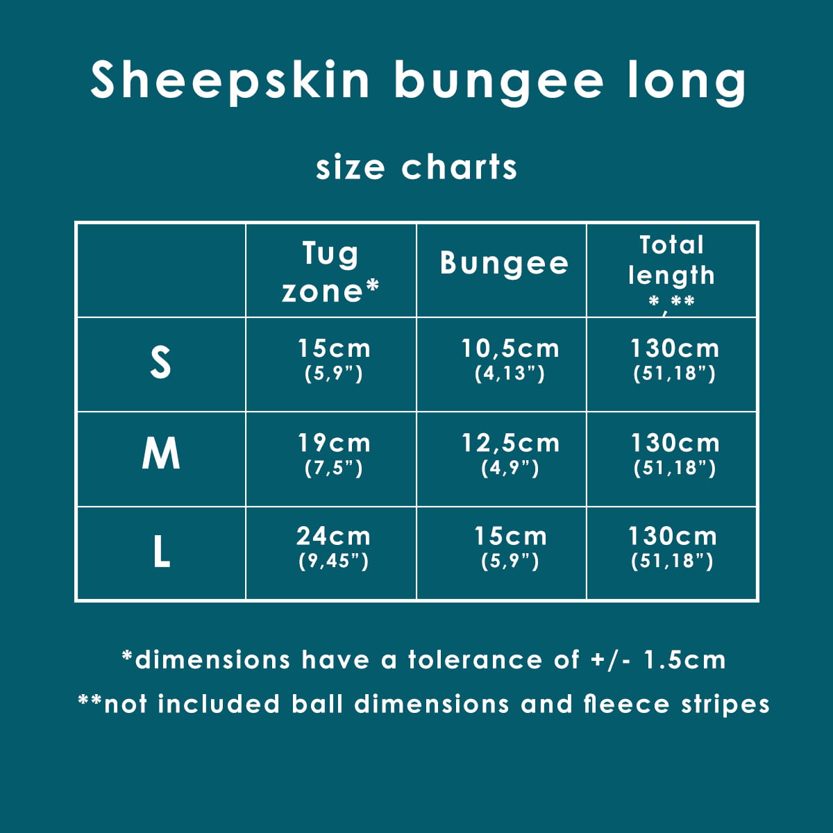 Zayma Craft Kampleksak Sheepskin bungee lång utan pip