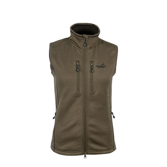Powerfleece Väst Dam Olivgrön