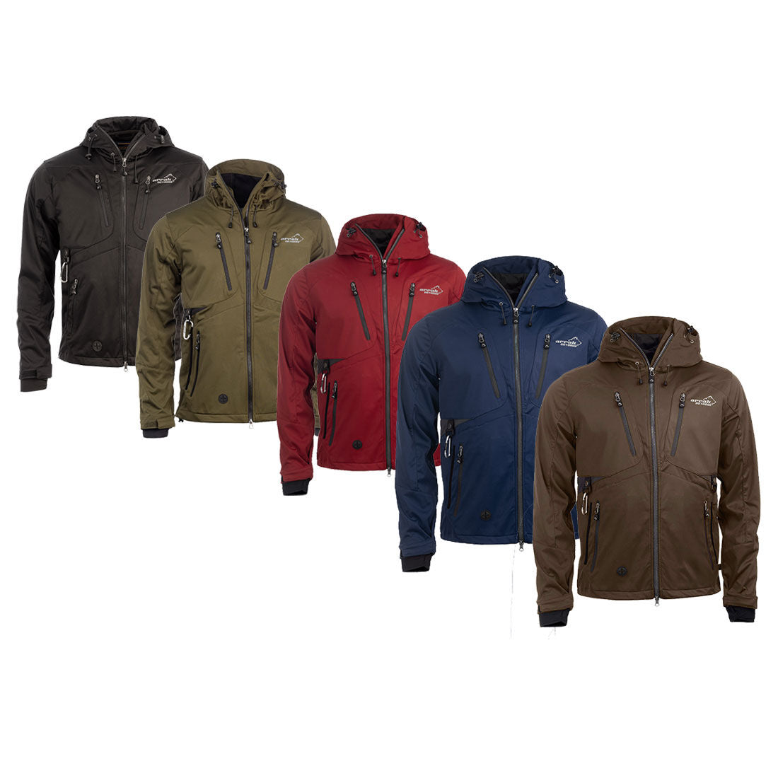 Arrak Akka Softshell Jacka Herr Svart