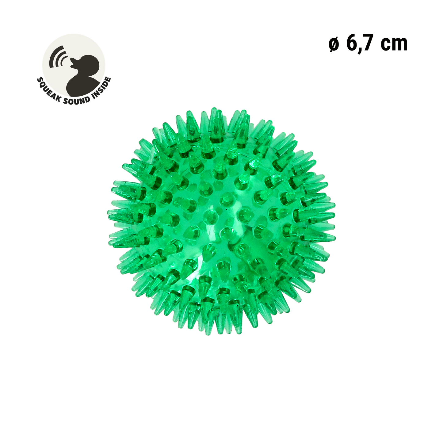 Dogman Hundleksak piggboll