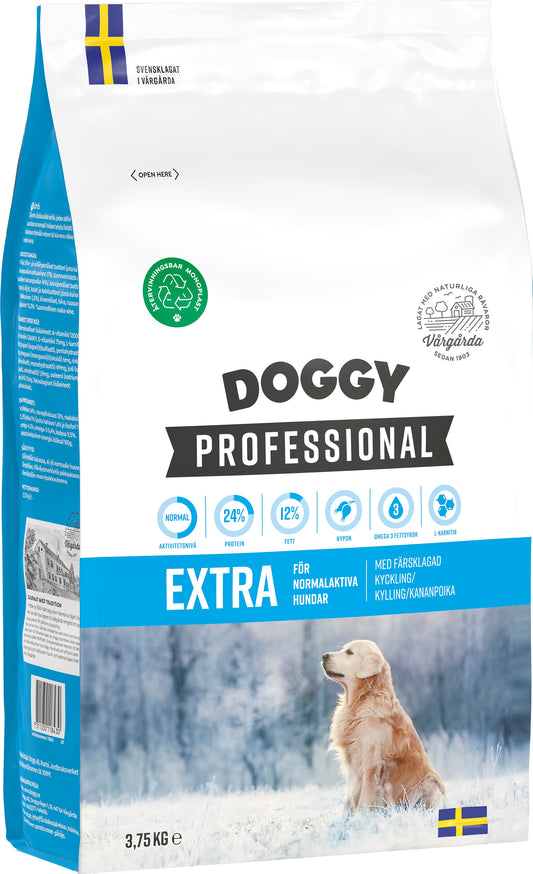 Doggy Professional Extra Hundfoder 3,75kg