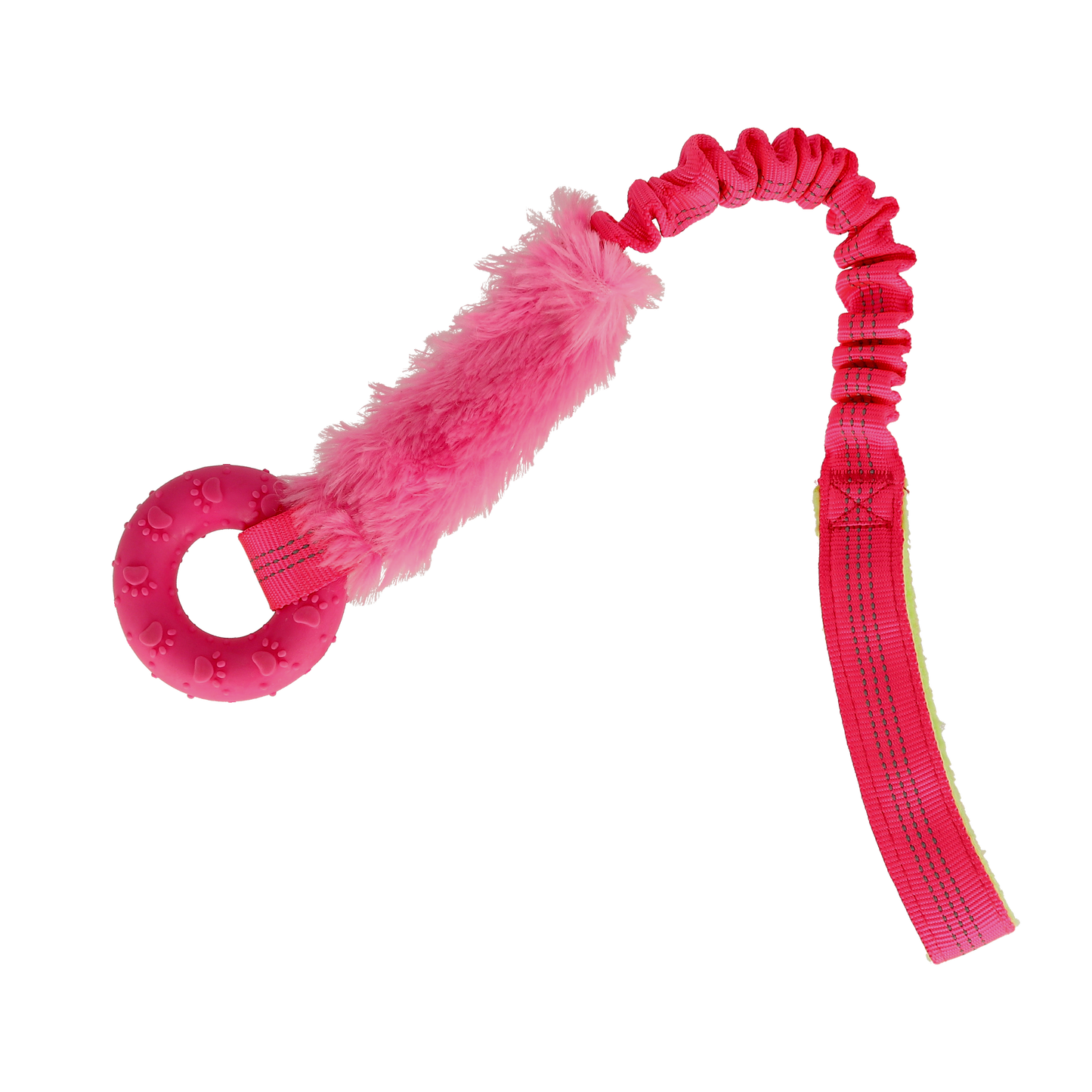 Dogman Valpleksak med päls och ring Rosa/Blå